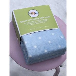 Circo Target Baby Changing Pad Cover Fleece Baby Boys, Blue, Polka Dots Rare New